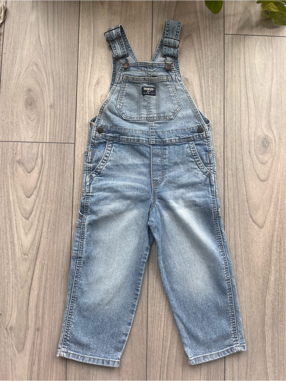 OshKosh B'gosh Light Blue Denim Kids Overalls